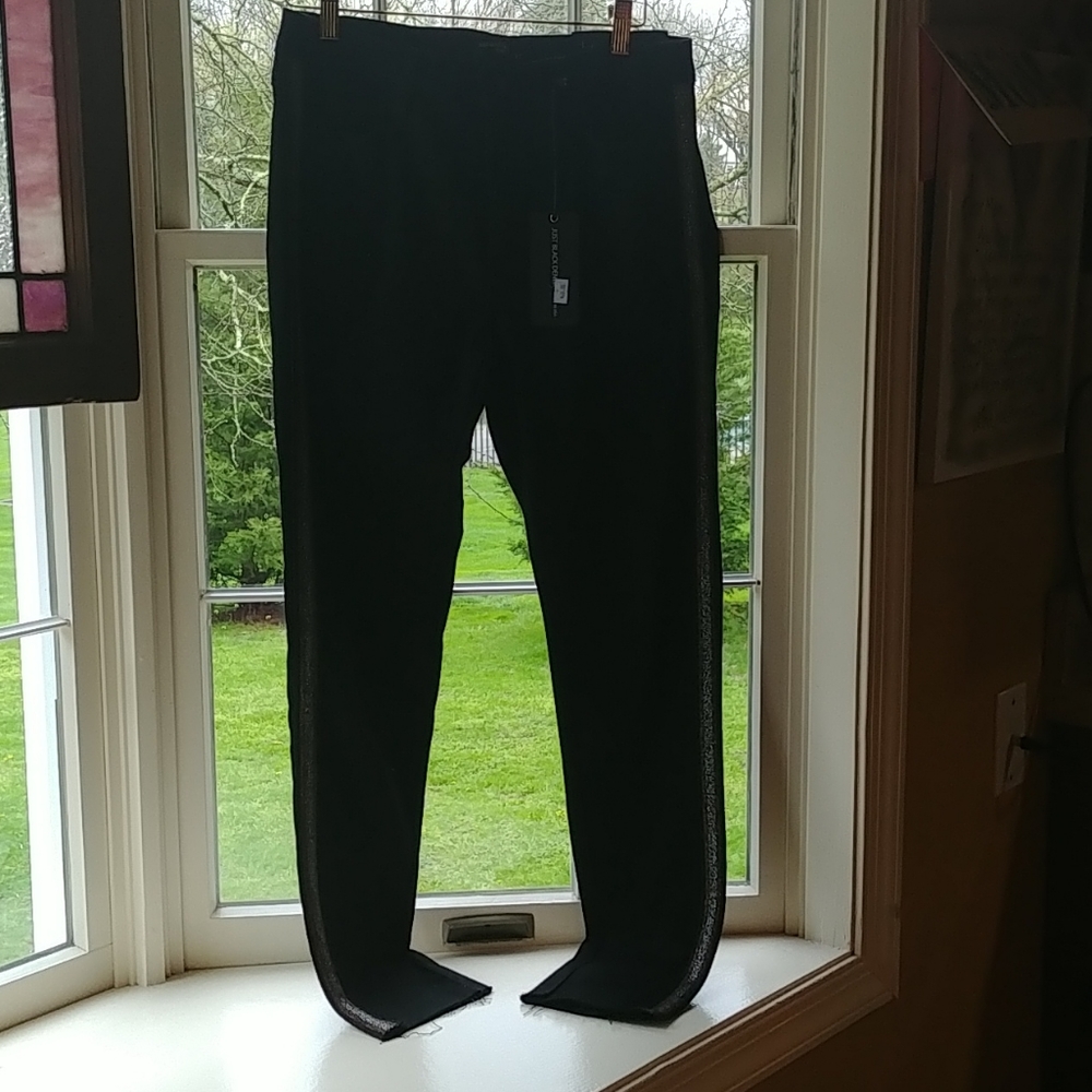 NEW VERY SOFT BLACK DENIM SLACK
